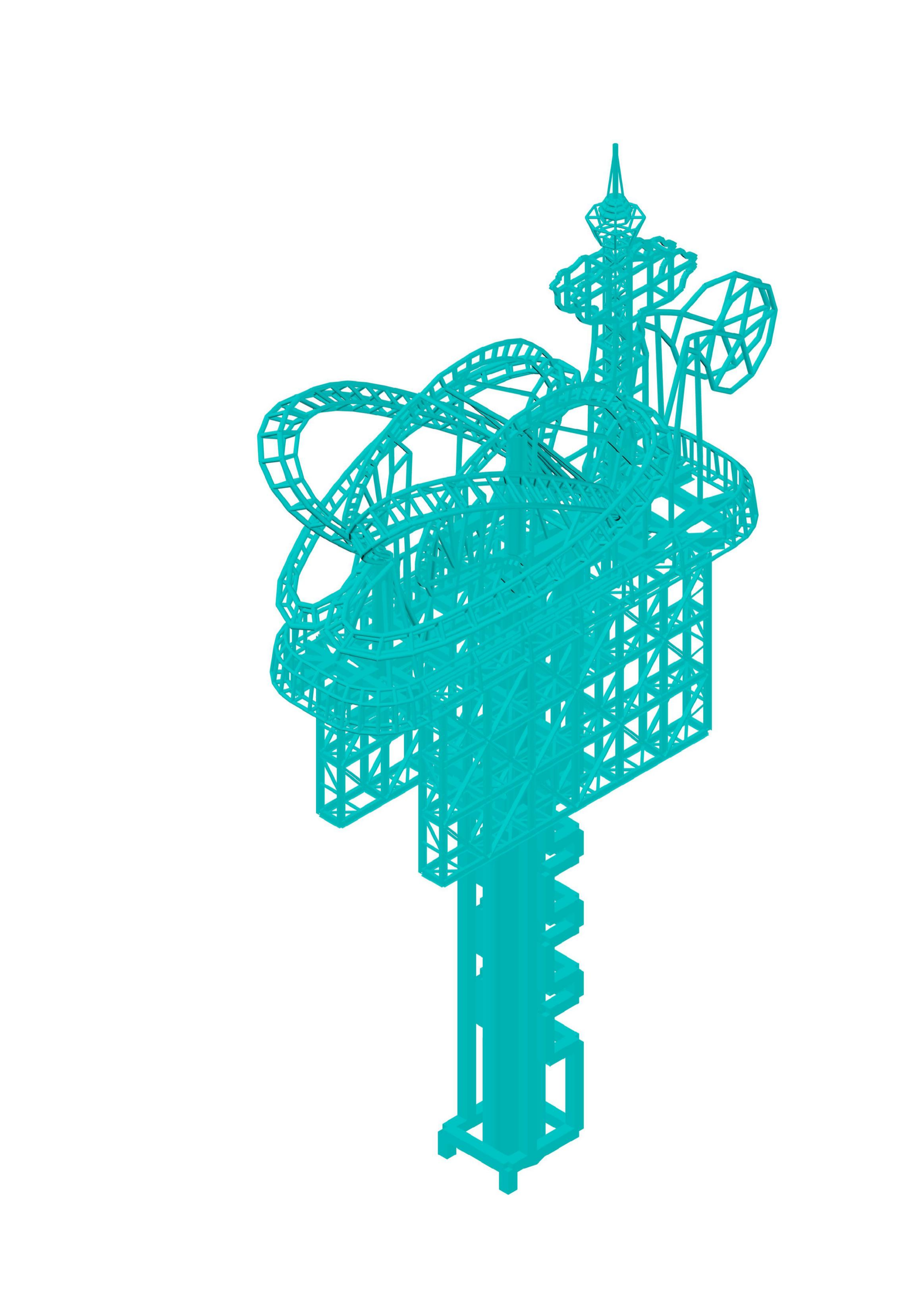 南京华侨城精神堡垒艺术标识钢结构工程